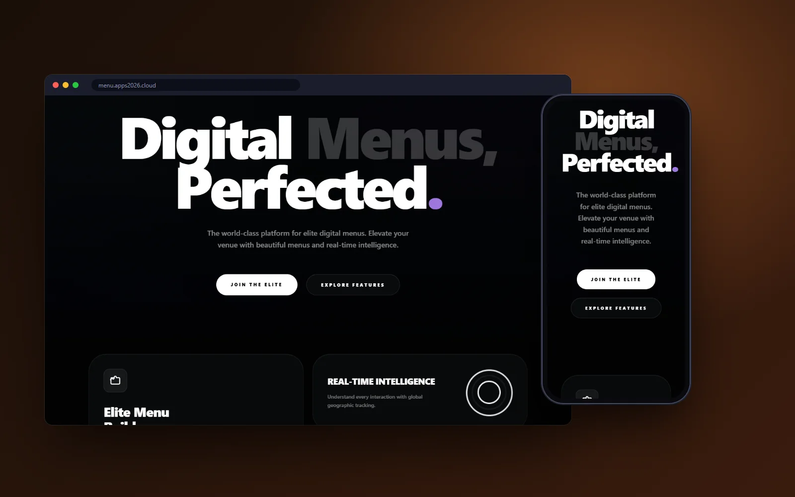 منصة Q-Menu للقوائم الرقمية على الحاسوب والجوال